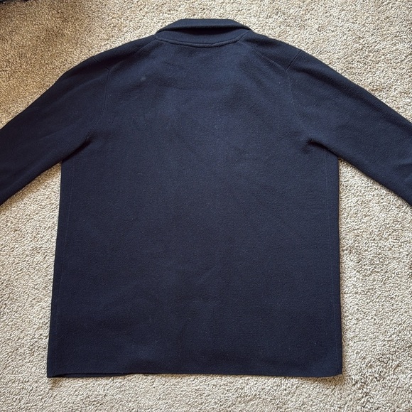 J. Crew 365 Sophie Merino Wool Blend Black Open Front Sweater Blazer - Picture 7 of 9